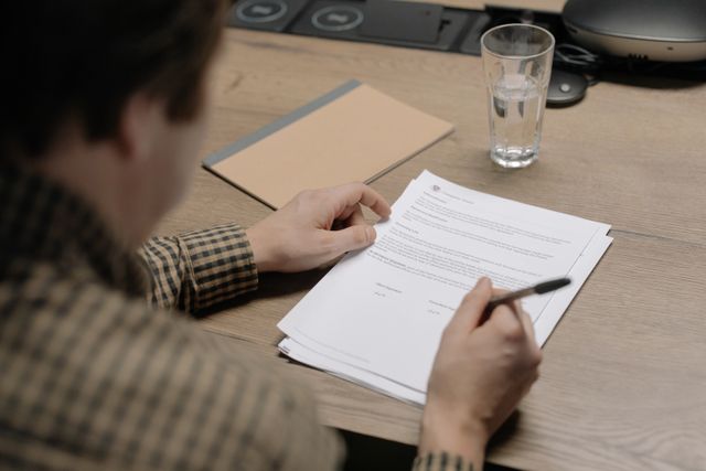 Firmar contrato